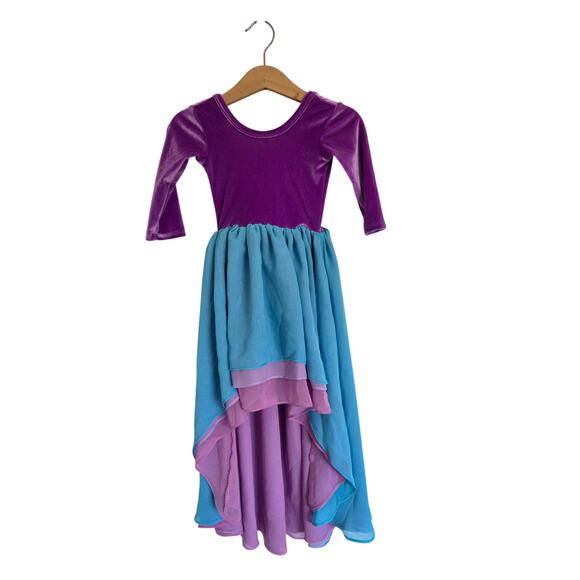 Pleiades Velvet Chiffon Dress - Picture 1 of 6